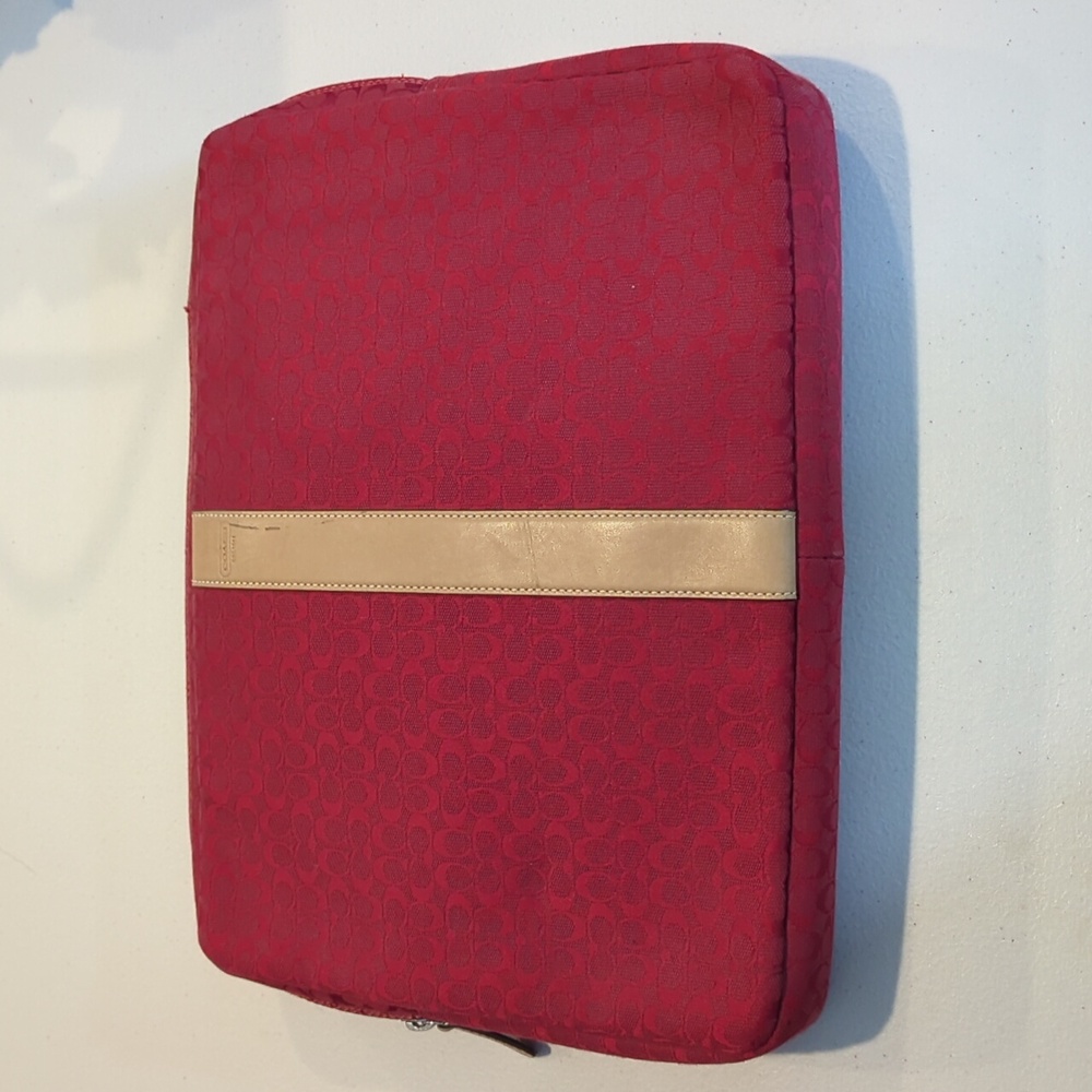 Coach Voyage Signature Computer Sleeve